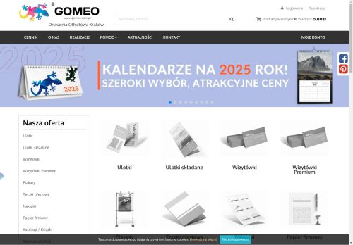Gomeo tania drukarnia, offsetowa Kraków
