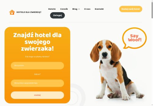 Hotele dla zwierząt baza online