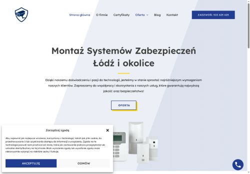 OK Systemy Zabezpieczeń Łódź.