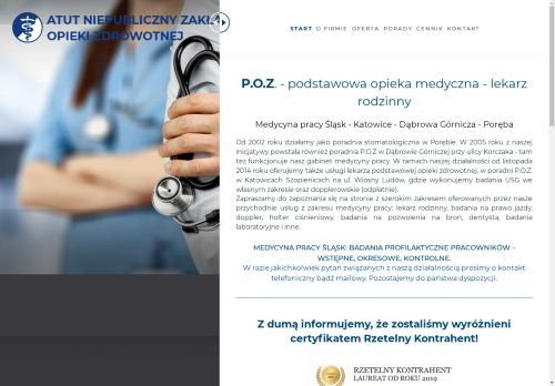 Specjalistyczne usługi zdrowotne Atut